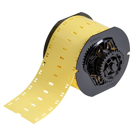 Brady Cable Tags 0.39in H x 2.95in W Thermoplastic Polyether Polyurethane Yellow 750/RL B33-75X10-7643-YL